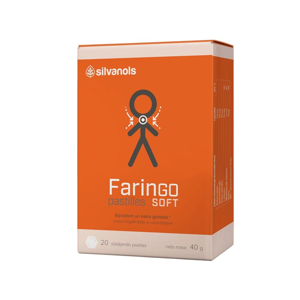 Faringo SOFT pastilles 20 gb.