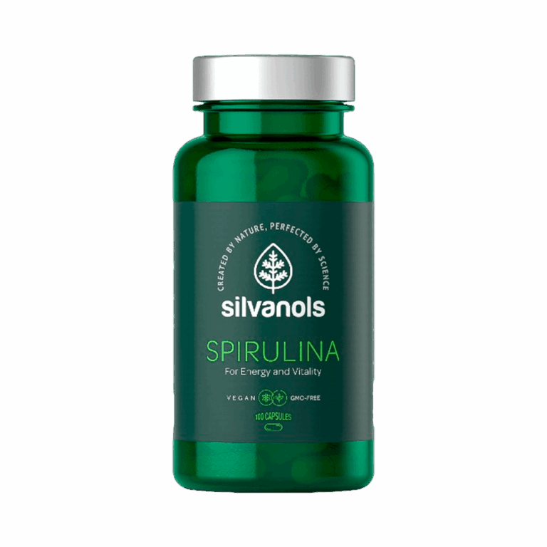 silvanols spirulina 100 caps front view 2 photoroom.png photoroom min